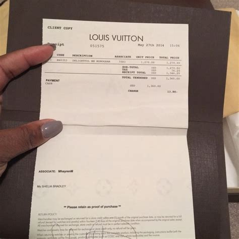 real louis vuitton receipt|louis vuitton receipt printable.